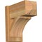 Ekena Millwork Thorton Craftsman Rough Sawn Outlooker, Western Red Cedar, 8"W x 16"D x 16"H OUT08X16X16THR04RWR - alternate 1